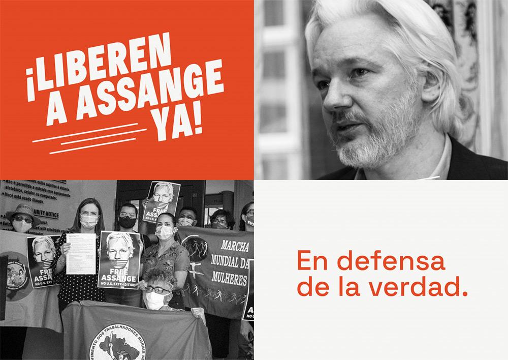 ¡Liberen a Assange ya!